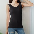 thumbnail image 2 of Taqqpue Débardeurs pour Femmes Décontractés Sans Manches à Col Rond T-Shirts Unis Coupe Ajustée Blouse Grande Taille Douce Tendance Basique Blouse, 2 of 5