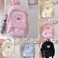 thumbnail image 2 of Cute Blue Backpack for School Girls & Women - Lightweight Nylon Travel Daypack, Casual Bookbag, 2 of 5
