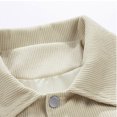 thumbnail image 4 of Veste Cargo pour Homme Mode Urbaine Surdimensionnée Légère à Boutons pour le Printemps et l'Automne, 4 of 8