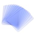 thumbnail image 1 of Raindrops 50 Pcs Housses de Cartes de Jeu Bleues en PVC, Pochettes Protectrices avec Design Transparent Double Face, 1 of 8