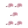 thumbnail image 1 of relayinert Lightweight And Breathable Sun Cap Sporty Style For Outdoor Enthusiasts Adjustable Strap Polyester Outdoors Sun Cap pink 5Set, 1 of 6