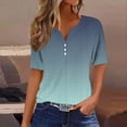 thumbnail image 2 of Birdeem Blouses for Women Womens V-Neck Solid Color T-Shirt Top, 2 of 12