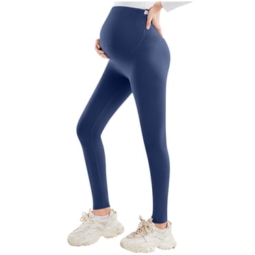 Haimao Leggings de Yoga de Maternité Opaques pour l'Entraînement en Liquidation, Doux et Extensibles, Leggings de Grossesse par-Dessus le Ventre