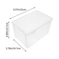 thumbnail image 2 of OULII Boîte à Pain pour Pain Maison Transparent Rangement Alimentaire Lot de 1, 2 of 8