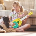 thumbnail image 1 of Yhmxh Home Decor,House Warming Gifts New Home Children Simulation Ukulele Simulation Guitar Can Play Enlightenment Educational Musical Instruments Early Education Music Toys Sturdy Ukulele, 1 of 4