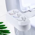 thumbnail image 4 of Bidet Toilet Seat Attachment & Fresh Water Sprayer (Cool & Warm Temperature Control,-Nozzle Cleaning,Non-,Adjustabl-e Pressure,Female Wash), 4 of 8
