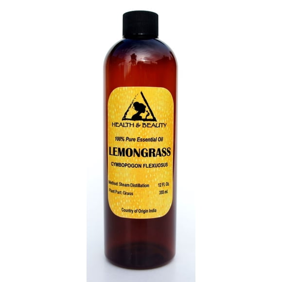 Lemongrass essential oil aromatherapy natural 100% pure 12 oz