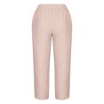 thumbnail image 5 of Women's Summer Comfortable Loose Wide Legged Fashion Solid Color Capris RXIRUCGD Rose, Taille: 4TG, 5 of 5