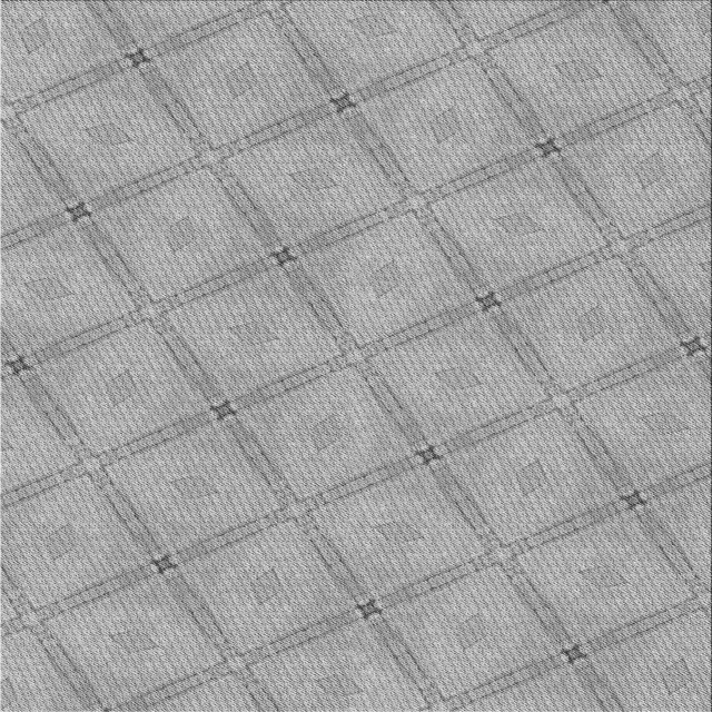 Ahgly Tapis d'Intérieur Lavable en Machine Carré Gris Transitionnel, 8 Pieds Carré