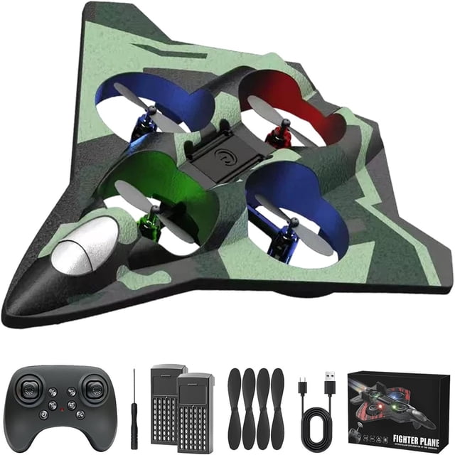 ERK The 2026 Remote Controlled Stunt Is Made Of Foam Material And Features Altitude Hold And Speed Adjustment Functions.