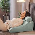 thumbnail image 1 of BKER Coussin de Lecture pour Lit et Repos en Forme d'Arc, Dossier Surélevé, Appuie-Tête en Forme, Coussin Moderne, Coussin de Soutien Inclinable, Utilisé pour Décorer Canapés, Lits et Fenêtres 45x55 cm, 1 of 4