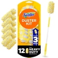 thumbnail image 1 of Swiffer Duster Kit with 3 ft Extendable Handle, Heavy Duty Dusting Starter Kit with, For Ceiling Fans, Vents and Hard to Reach Places, 1 of 9