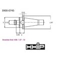 thumbnail image 4 of HHIP 3900-0745 #30 NMTB Shell End Mill Holder, 1-1/2", 4 of 4