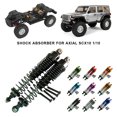 thumbnail image 3 of maskred 2piece Metal Adjustable Oil Filled Shock Absorber Damper For 1/10 AXIAL SCX10 Adjustable Oil Filled Silver 1Set, 3 of 6