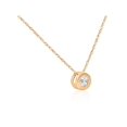 thumbnail image 2 of Pendentif Solitaire Serti Clos en Or Jaune 1 Ct 14 K, 2 of 2