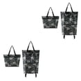 thumbnail image 2 of Ruiboury Foldable Shopping Trolley Bag Multifunctional And Fashionable Wide Application Rose printing 2Set, 2 of 6