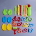 thumbnail image 2 of 29 Pieces Play Dough Tools Playdough Accessories Set Various  Molds Rollers Cutters Educational Gift for Children  Random Color, 2 of 7