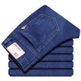 thumbnail image 1 of REDHOTYPE Jean pour Homme Coupe Ajustée Extensible Confortable Mode Pantalon en Denim, 1 of 6