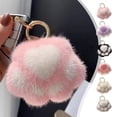 thumbnail image 1 of Yhmxh Colorful Plush Keychain-Cute Stuff Pendant Paw Pad Keyring Keychain Gift for Handbag,Purse,Backpack,Car Keys, 1 of 7