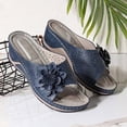 thumbnail image 1 of drppepioner Woman Fish Mouth Collection Leather Soft Footbed Orthopedic Arch-Support Sandals Sandals for Women, 1 of 3
