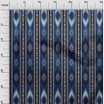thumbnail image 2 of oneOone Cotton Poplin Fabric Stripe & Geometric Ikat Print Sewing Fabric BTY 42 Inch Wide, 2 of 4