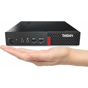 Lenovo ThinkCentre M710Q Ordinateur de bureau minuscule, Intel Core i5-6500T @2.50GHz Quad Core, 8GB RAM, 256GB SSD, Windows 11 Pro – Noir (renouvellement)