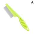 thumbnail image 3 of Lttoisl Multi-Color Pet Flea Comb, Stainless Steel Narrow Tooth Grooming Brush for Dogs & Cats, Effective Lice & Dandruff Removal, Gentle Dematting Massage Tool, 1-Pack, 3 of 8