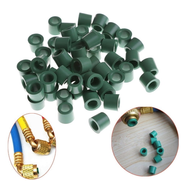 Bgsha 50 Pcs/ensemble Tuyau de Chargement A/C 1/4 pour Collecteur Réparation et Joint d'Étanchéité Remplacement de Joint Torique.