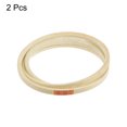 thumbnail image 3 of Unique Bargains 2pcs M52 Machine à coudre industrielle ceinture 1340mm Outer Girth caoutchouc Triangle V-ceinture, 3 of 7