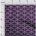 thumbnail image 1 of oneOone Polyester Lycra Fabric Geometric Kasuri Decor Fabric Printed BTY 56 Inch Wide, 1 of 4