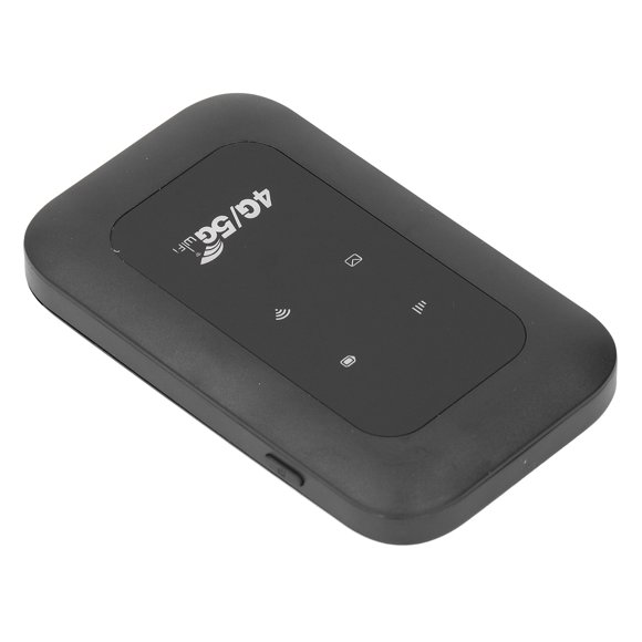 4G Mobile WiFi Hotspot, 3G 4G 4G LTE Mobile Hotspot Built in Firewall LED Smart Screen Display 150Mbps with SIM Card Slot for Asia for Travel