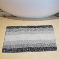 thumbnail image 1 of Cute Gradient Gray Bath Mat Bright Bathroom Rugs Bathroom Non Slip Floor Bath Rug Machine Washable Bathmat Soft Microfiber Carpet for Bathtub & Shower (23.6 * 15.7 Inch), 1 of 8