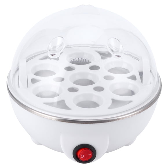 Egg Cooker, 350W Electric Egg Cooker 6 Slots Multifunction Convenient Breakfast Water Boiling For Dormitory For Home EU Plug 220V