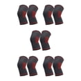 thumbnail image 1 of relayinert Support Léger pour Genouillère 2x pour la Protection de Course et Genouillère Respirante Durable Confortable Rouge M 5Set, 1 of 1