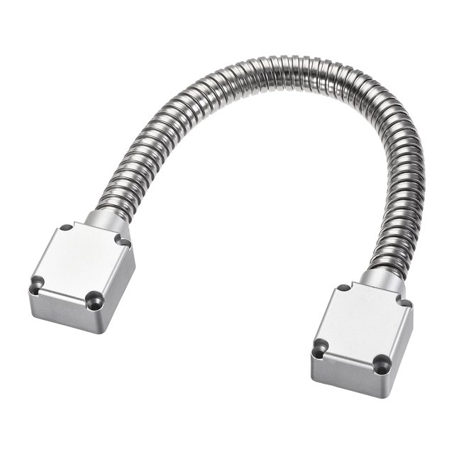 Unique Bargains Gaine de Protection de Fil de Boucle de Porte Flexible avec des Extrémités 400mm x 14mm