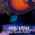 thumbnail image 3 of Système de Guitare Sans Fil Émetteur Audio Numérique Batterie Rechargeable Intégrée pour Guitare Électrique Basse, 3 of 5