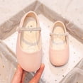 thumbnail image 2 of PMVFHDE Sandales pour Filles Sandales Mode Nouveau Motif Chaussures Mignonnes Semelle Plate Confortables et Légères Boucle à Crochet Chaussures Décontractées Rouges, 7-7.5 Ans, 2 of 9