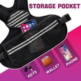 thumbnail image 1 of EastVita Adjustable Weighted Vest with Reflective Strip and Pocket, Strength Training, Black, 1 of 6