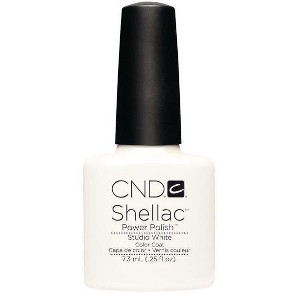 CND Creative Nail Design SHELLAC Gel Polish .25oz/7.3mL - Studio White