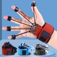 thumbnail image 1 of 5Pcs 10/20/40/60/75LB Finger Gripper High Elasticity Ergonomic Design Comfortable Grip Finger Exerciser Silicone Finger Flexion Extension Training Device, 1 of 7
