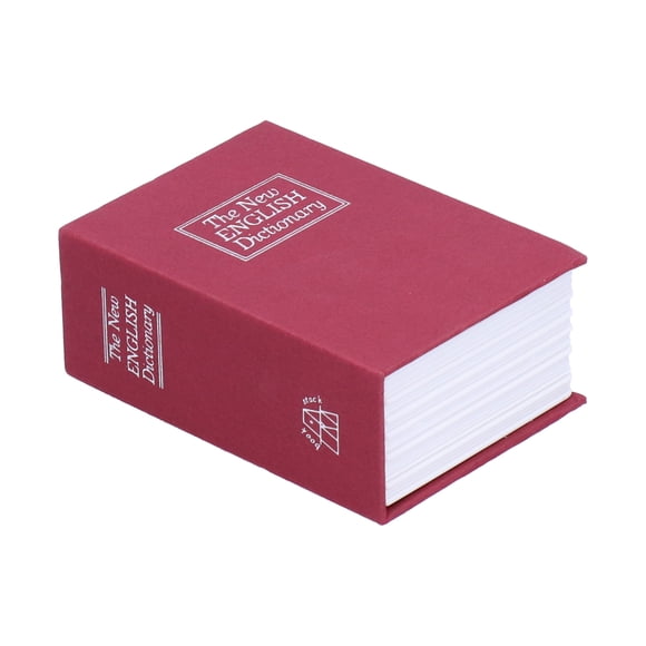 Coffre-Fort Boîte à Argent Coffre-Fort Serrure Boîte Boîte d'Épargne Mini Coffre-Fort Livre de Simulation Sécurité Argent Boîte à Bijoux avec Serrure Clés pour Bureau à Domicile