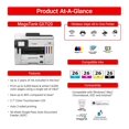 thumbnail image 2 of Canon MegaTank GX5120 Wireless Single Function Printer, Print Only for Small Office with Auto 2-Sided Printing, White, 2 of 4