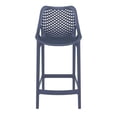 thumbnail image 3 of Compamia Air Tabouret de Comptoir de Patio en Gris Foncé, 3 of 7