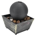 thumbnail image 4 of Cergrey USB Tabletop Ball Fountain LED Light & Stone Desktop Fountain For Home Decor, 4 of 8