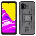 thumbnail image 2 of Case for Galaxy XCover 6 Pro, Nakedcellphone Rugged Ring Grip Cover with Stand [Built-In Mounting Plate] for Samsung XCover6 Pro Phone (2022, SM-G736) - Black, 2 of 9