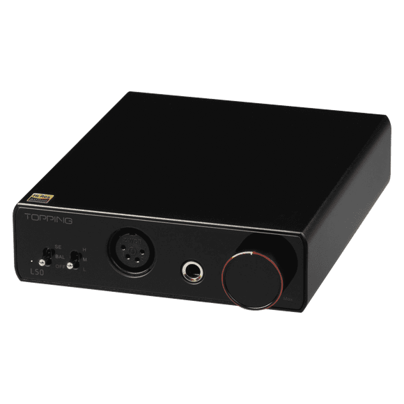 TOPPING L50 NFCA Headphone Amplifier, 3500mW High Power Desktop Amp with Balanced TRS Input & 4-Pin XLR Output, Single-Ended/Balanced Stereo Audio Amp for Home Audio
