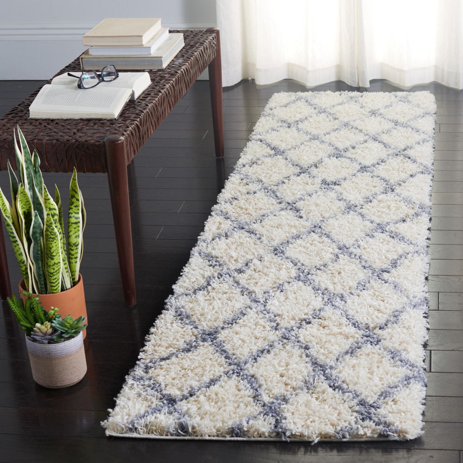 Safavieh Venus Quincy Tapis Géométrique Shag