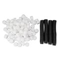 thumbnail image 1 of POINTERTECK 100 Set Hydroponic Grow Baskets Sponges Circular Planting Baskets Plant Growth Sponges White, 1 of 5