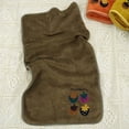 thumbnail image 4 of Serviette en Coton Fraise Coraux Polaire Absorbante Marron, 4 of 4