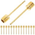 thumbnail image 1 of BRIGHTFUFU 50Pcs Metal Pump Needle Golden Adaptor for Basketball and Football Inflation for Fan Gear, 1 of 8